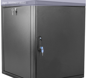 Шкаф коммутационный ЦМО ШРН-12.350.1-9005 12U черный