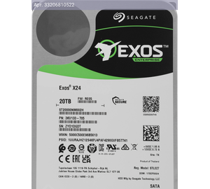 Жесткий диск Seagate Exos X24 ST20000NM002H 20TB, SATA III, 3.5