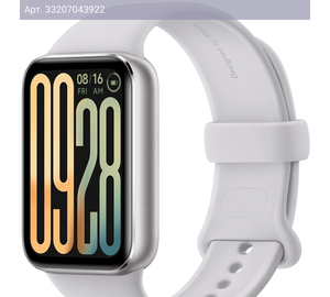 Фитнес-трекер Xiaomi Smart Band 9 Pro AMOLED серебристый/серебристый