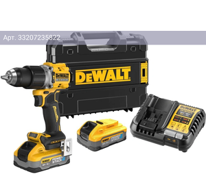 Ударная дрель-шуруповерт DeWalt DCD805H2T (DCD805H2T-QW)