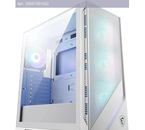 Компьютерный корпус ATX MSI MAG Forge 320R Airflow белый (306-7g23w21-hh9)