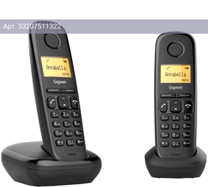 Телефон Gigaset A270 Duo Rus черный (l36852-h2812-a601)