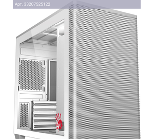 Компьютерный корпус mATX Bloody BD-CC117F белый (bd-cc117f-wh)
