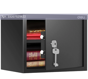 Сейф офисный Deli Srock ET563 черный