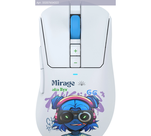 Мышь A4Tech Bloody R73 Ultra Duo, белый/рисунок (r73 ultra duo nyx mirage)