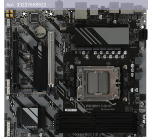 Материнская плата Gigabyte B850M D3HP, Socket AM5, AMD B850, mATX