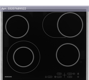 Варочная поверхность Samsung NZ64T3516CK/WT черный