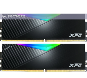 Оперативная память A-Data XPG Lancer DDR5 - 2x 16GB, 6400 МГц, DIMM, CL32, RTL (ax5u6400c3216g-dclarbk)