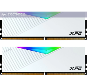Оперативная память A-Data XPG Lancer DDR5 - 2x 16GB, 7200 МГц, DIMM, CL34, RTL (ax5u7200c3416g-dclarwh)