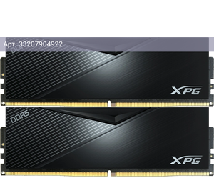 Оперативная память A-Data XPG Lancer DDR5 - 2x 32GB, 6400 МГц, DIMM, CL32, RTL (ax5u6400c3232g-dclabk)