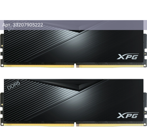 Оперативная память A-Data XPG Lancer DDR5 - 2x 16GB, 6000 МГц, DIMM, CL30, RTL (ax5u6000c3016g-dclabk)