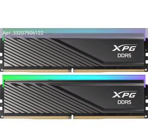Оперативная память A-Data XPG Lancer Blade DDR5 - 2x 16GB, 6400 МГц, DIMM, CL32, RTL (ax5u6400c3216g-dtlabrbk)
