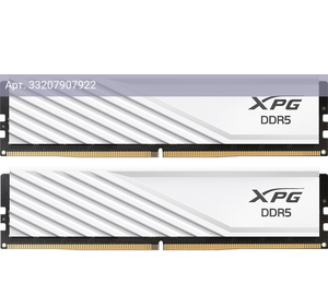 Оперативная память A-Data XPG Lancer Blade DDR5 - 2x 16GB, 6400 МГц, DIMM, CL32, RTL (ax5u6400c3216g-dtlabwh)