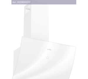 Каминная вытяжка Elikor Wave WH 60 белый (243080)