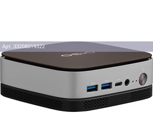 Мини ПК Osio BaseLine B51i-008, Intel Core i3 1215U, DDR4 8ГБ, SSD 256ГБ, Intel UHD Graphics, Windows 11 Pro, коричневый/серебристый