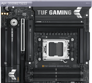 Материнская плата Asus TUF GAMING B850M-PLUS, Socket AM5, AMD B850, mATX