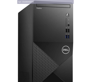 Компьютер Dell Vostro 3910, Intel Core i3 12100, DDR4 8ГБ, HDD 1024ГБ, SSD 256ГБ, Intel UHD Graphics 730, Windows 11 Pro, черный (3910-3410)