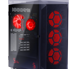 Компьютер Bloody BD-PC RB65C2, AMD Ryzen 5 7500F, DDR4 16ГБ, SSD 1024ГБ, NVIDIA GeForce RTX 4060 8192МБ, Windows 11 Home, черный (2086010)