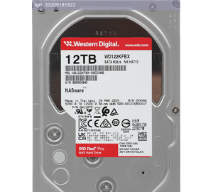 Жесткий диск WD Red Pro WD122KFBX 12TB, SATA III, 3.5