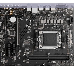 Материнская плата MSI PRO A620M-B, Socket AM5, AMD A620, mATX