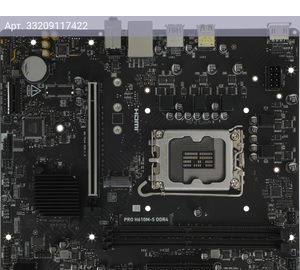 Материнская плата MSI PRO H610M-S DDR4, Soc-1700, Intel H610, mATX