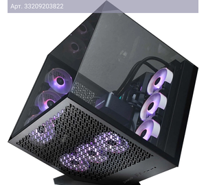 Компьютерный корпус ATX Azza CUBE PLUS черный (csaz-1002 cube+)