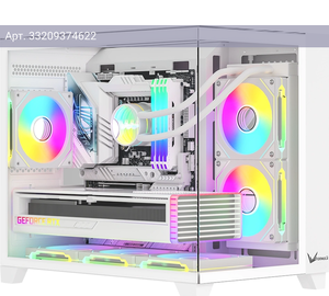 Компьютерный корпус mATX Formula Crystal Z9ML Floe белый (crystal z9mlfloe)