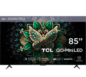Телевизор TCL 85C6K QD-Mini LED, 85