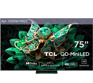 Телевизор TCL 75C7K QD-Mini LED, 75