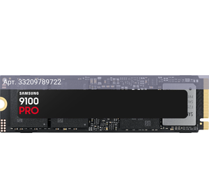 Твердотельный накопитель Samsung 2048ГБ, M.2 2280, PCIe 5.0 x4, M.2 9100 Pro (MZ-VAP2T0BW)