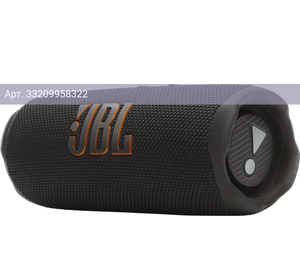 Колонка портативная JBL Flip 7, 35Вт, черный (jblflip7blk)
