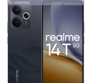 Смартфон Realme 14T 5G RMX5078 12ГБ/256ГБ, черный (6941764459748)