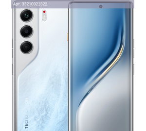 Смартфон Tecno Camon 40 Pro 5G 12ГБ/256ГБ, белый ледяной (cm7 256+12 glacier white)