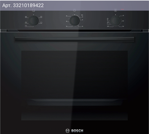 Духовой шкаф Bosch Serie 2 HBF011BA1T черный