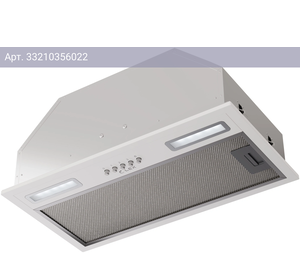 Встраиваемая вытяжка Lex Hyper 600 WH белый (chat000149)