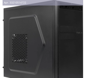 Компьютер Amur Нарвал A5А12, AMD Ryzen 5 5600G, DDR4 16ГБ, SSD 512ГБ, AMD Radeon Vega 7, FreeDOS, черный (2105147)