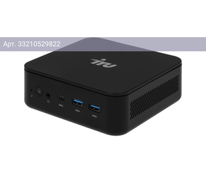 Неттоп IRU Planio 325, AMD Ryzen 5 3500U, DDR4 8ГБ, SSD 256ГБ, AMD Radeon Vega 8, FreeDOS, черный (2105298)