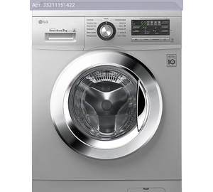 Стиральная машина полноразмерная LG F1296TD4, с фронтальной загрузкой, 8кг, 1200об/мин, русский интерфейс