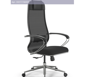 Кресло Метта ErgoLife Set 15, обивка: сетка, цвет: черный/черный (Z316737895)
