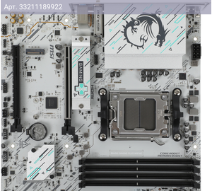 Материнская плата MSI B840M GAMING PLUS WIFI6E, Socket AM5, AMD B840, mATX