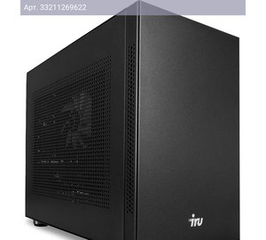 Компьютер IRU Tactio 520B5GS, AMD Ryzen 5 5600, DDR4 16ГБ, SSD 1024ГБ, NVIDIA GeForce RTX 3060 8192МБ, FreeDOS, черный (2112696)