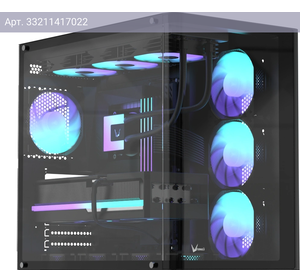 Компьютерный корпус ATX Formula Crystal U2 черный