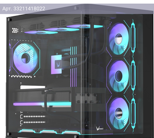 Компьютерный корпус ATX Formula Crystal U2 Floe черный (crystal u2 b floe)