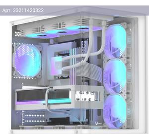 Компьютерный корпус ATX Formula Crystal U2 белый (crystal u2 w)