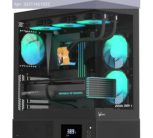 Компьютерный корпус ATX Formula Crystal E1 черный