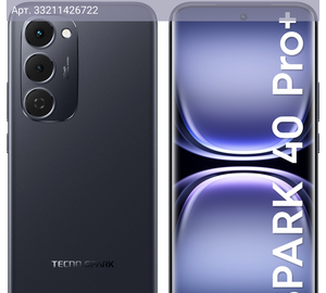 Смартфон Tecno Spark 40 Pro+ 8ГБ/256ГБ, черный (km7 256+8 nebula black)