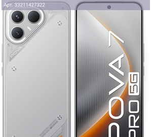 Смартфон Tecno POVA 7 Pro 5G 8ГБ/256ГБ, серый (lj8 256+8 dynamic grey)