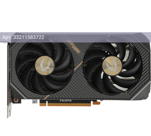 Видеокарта Zotac RTX 5060 AMP 8ГБ, RET (zt-b50600f-10m)