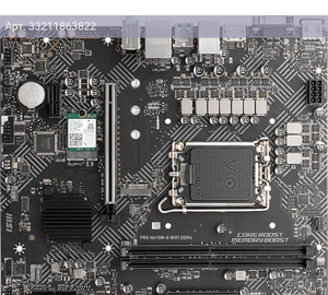 Материнская плата MSI PRO H610M-G WIFI DDR4, Soc-1700, Intel H610, mATX