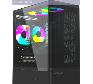 Компьютер Teclast G03, Intel Core i5 14400F, DDR4 32ГБ, SSD 1024ГБ, NVIDIA GeForce RTX 5070 12288МБ, Windows 11 Pro, черный (g03 14400f32g1t5070bkru)